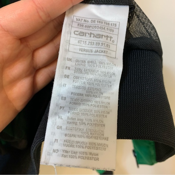 Carhartt Green and Black "Versus Jacket" XS - Picture 5 of 7